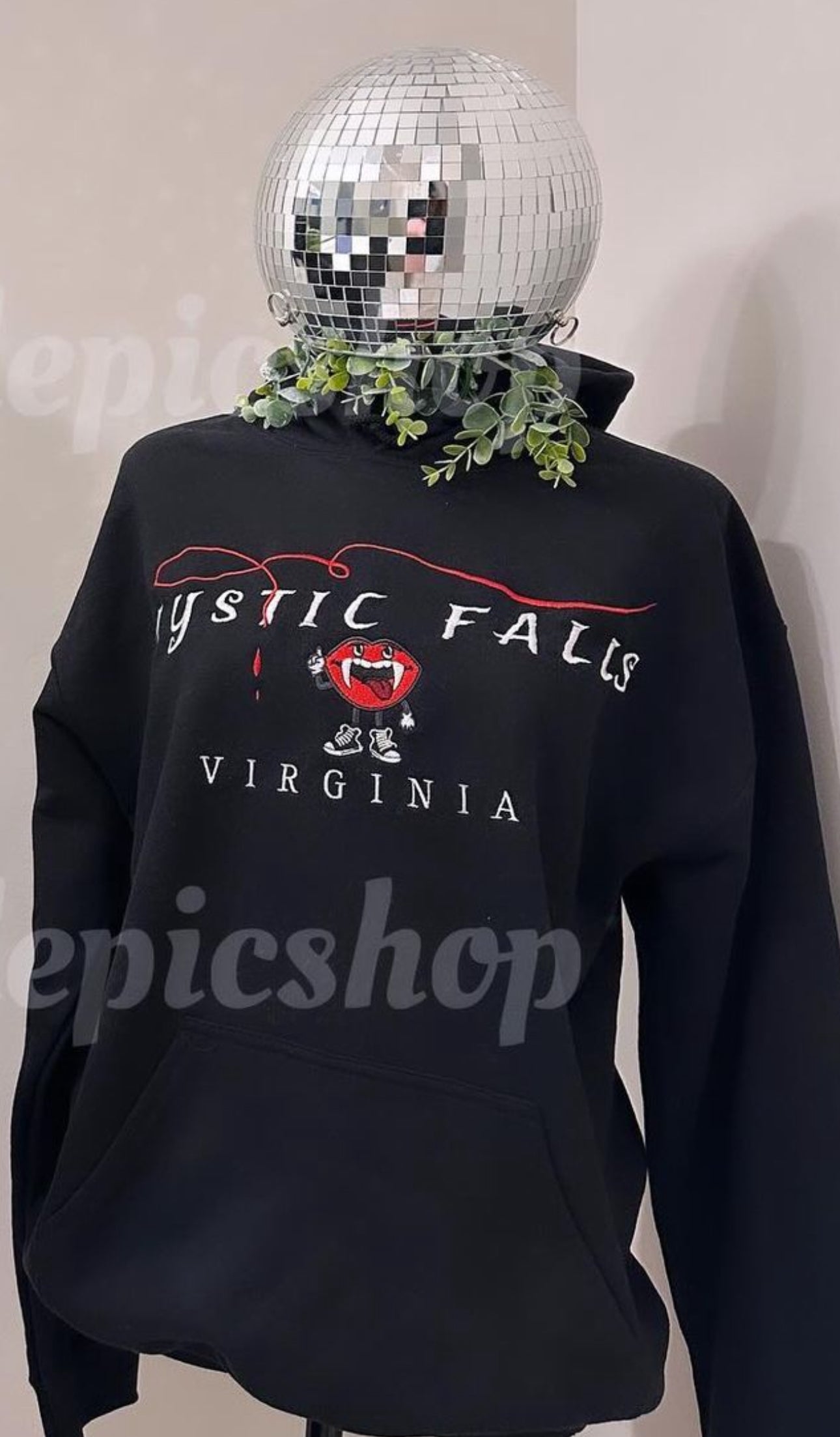 Mystic Falls Cartoon Hoodie