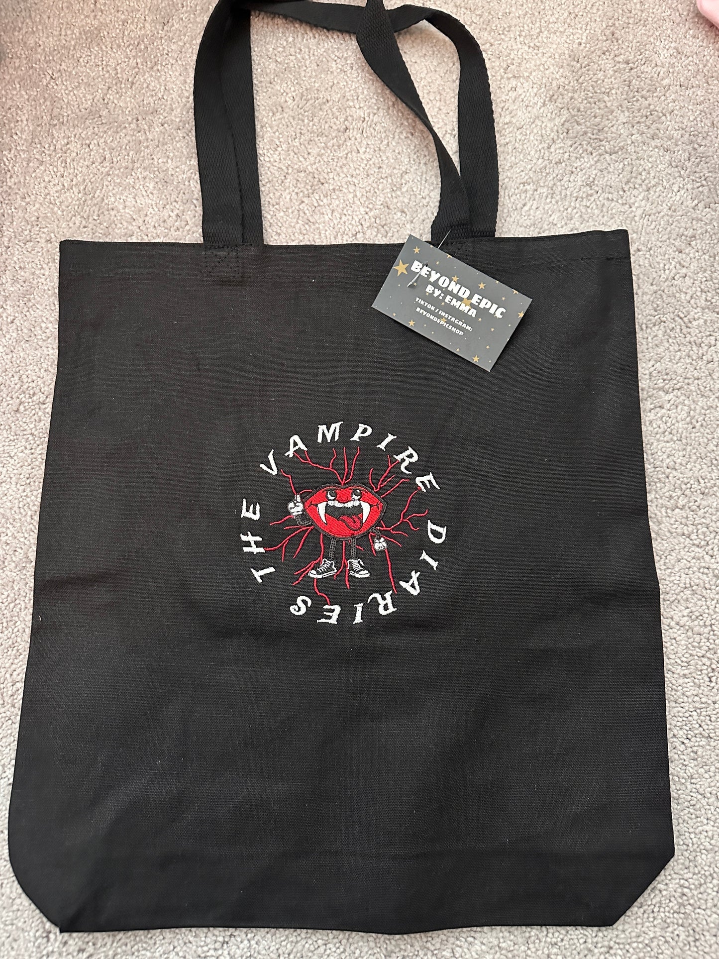 Fang Cartoon Tote Bag